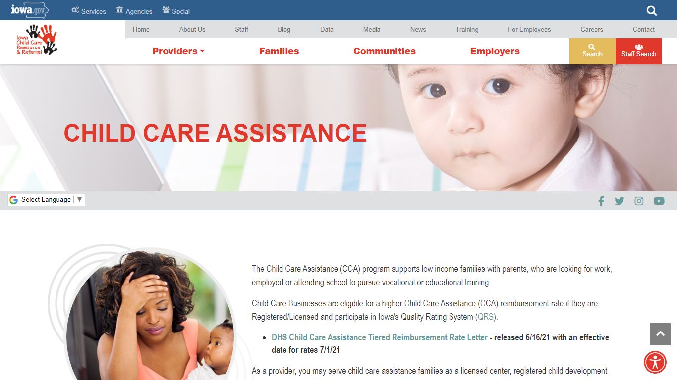 Child Care Assistance - Iowa CCR&R